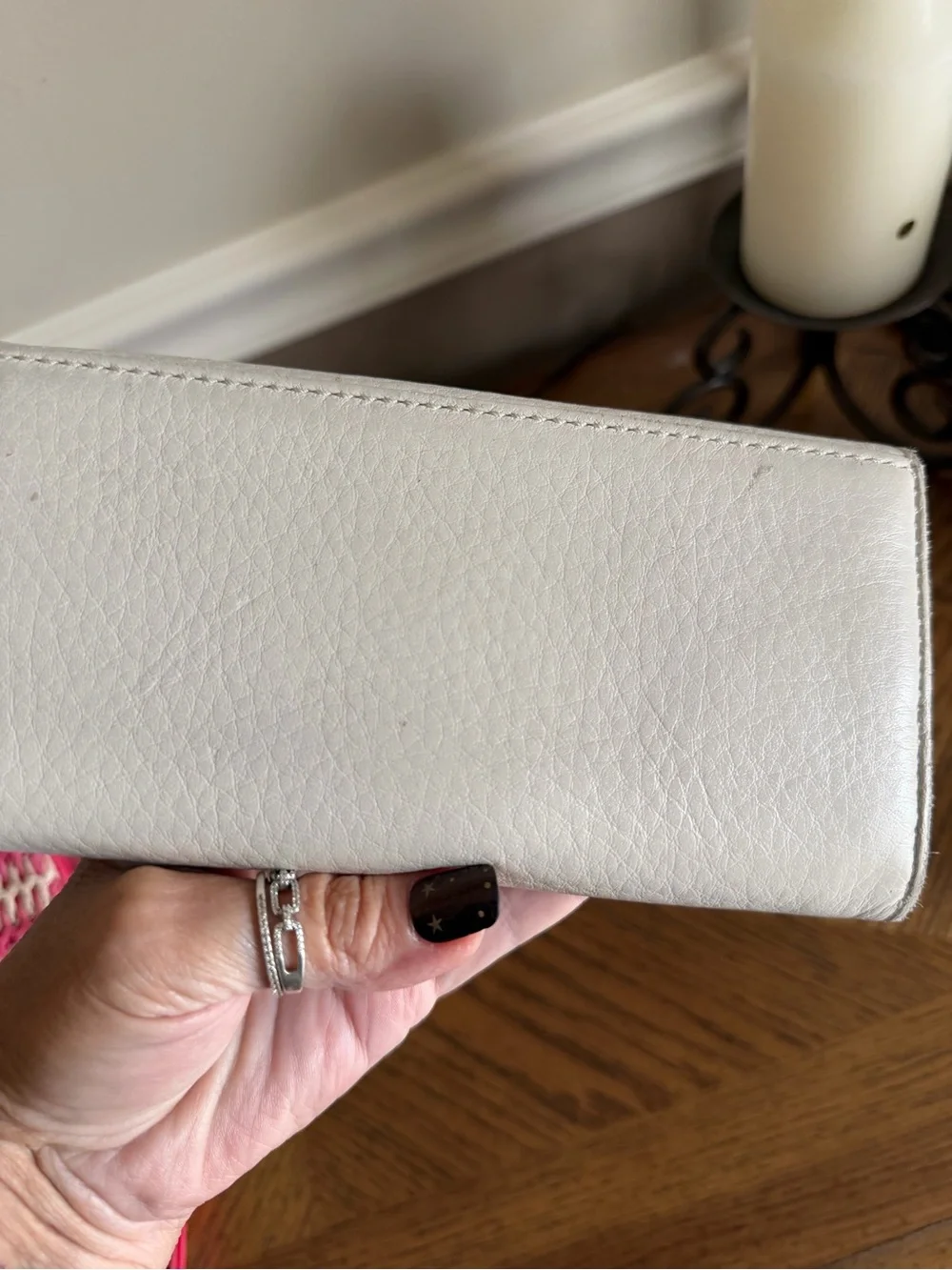 Kate Spade & Michael Kors Wallet set glitter storybook and  white leather fair